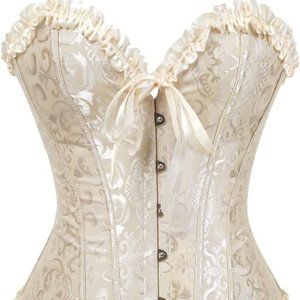 Lace up Back Sexy Floral Corset